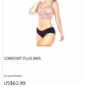 Comfort plus bra in two colors mocha and black.